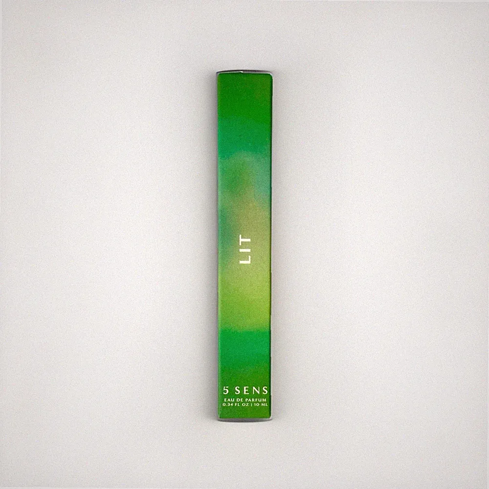 5 Sens LIT Eau De Parfum Spray Travel Size Clean Fragrance .34 oz NIB