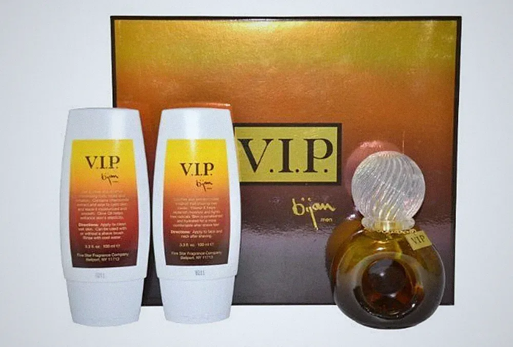 Bijan VIP Cologne for Men 3 Piece Gift Set - 2.5 oz EDT Spray --- NIB