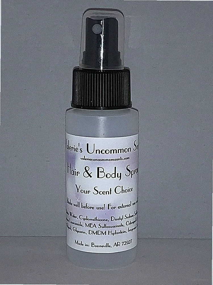 Fresh Outdoors scented HAIR & BODY PERFUME FRAGRANCE SPRAY MIST 2oz