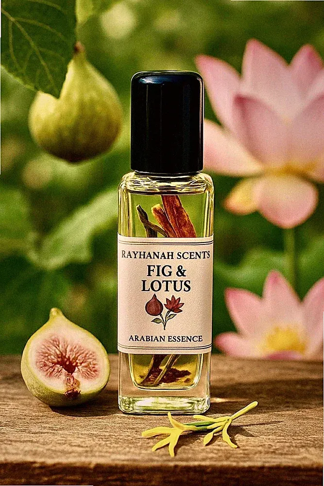 Fig & Lotus herbal infused Perfume Oil (Alcohol Free-UNISEX)