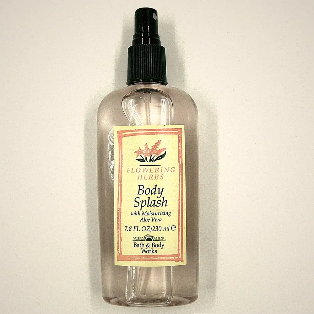 Flowering Herbs Body Splash Bath & Body Works 7.8 oz 230 mL Vintage Rare