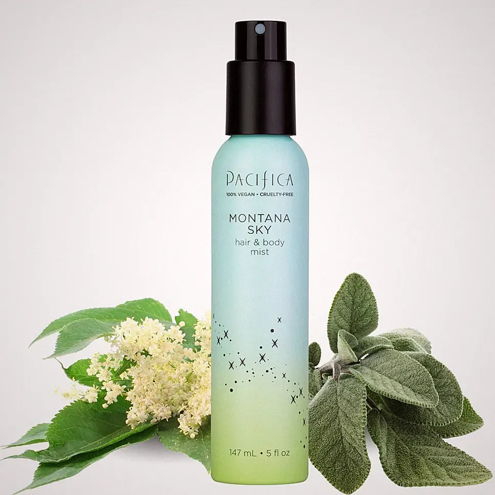 Hair & Body Perfume Mist Cedarwood Sandalwood Sage Natural 5 oz Montana Sky
