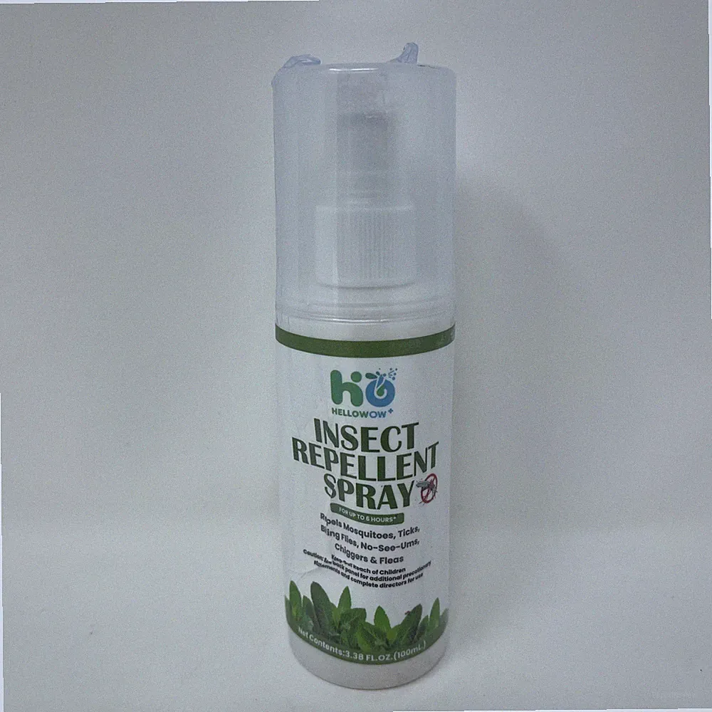 HELLOWOW Herbal Outdoor Body Spray with Essential Oils 3.38 fl oz - Exp 4/2027