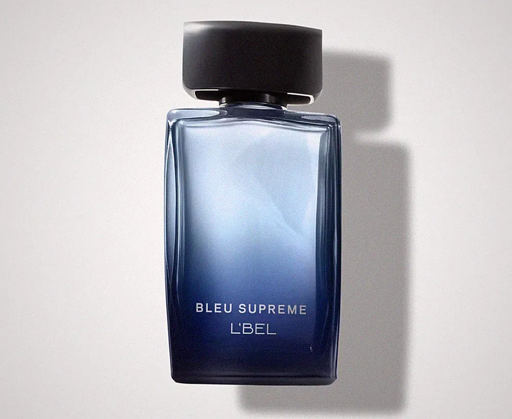 L'Bel Bleu Supreme Men Mini Perfume, Herbal Aromatic, Travel Size 10ml