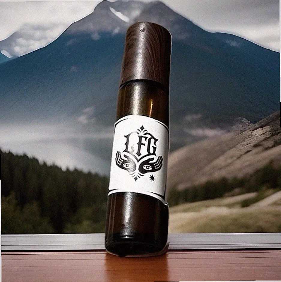 LFG (Love For God) 10ml Glass Roll topical fragrance solution. EGYPTIANxMUSK