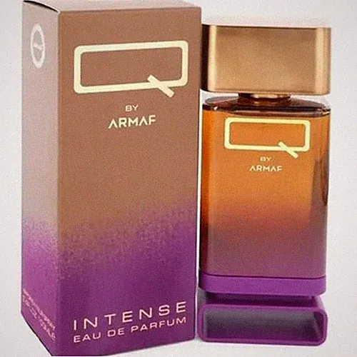 Q Intense by Armaf Eau De Parfum Spray 3.4oz 100ml For Men Fresh Smoky Herbal