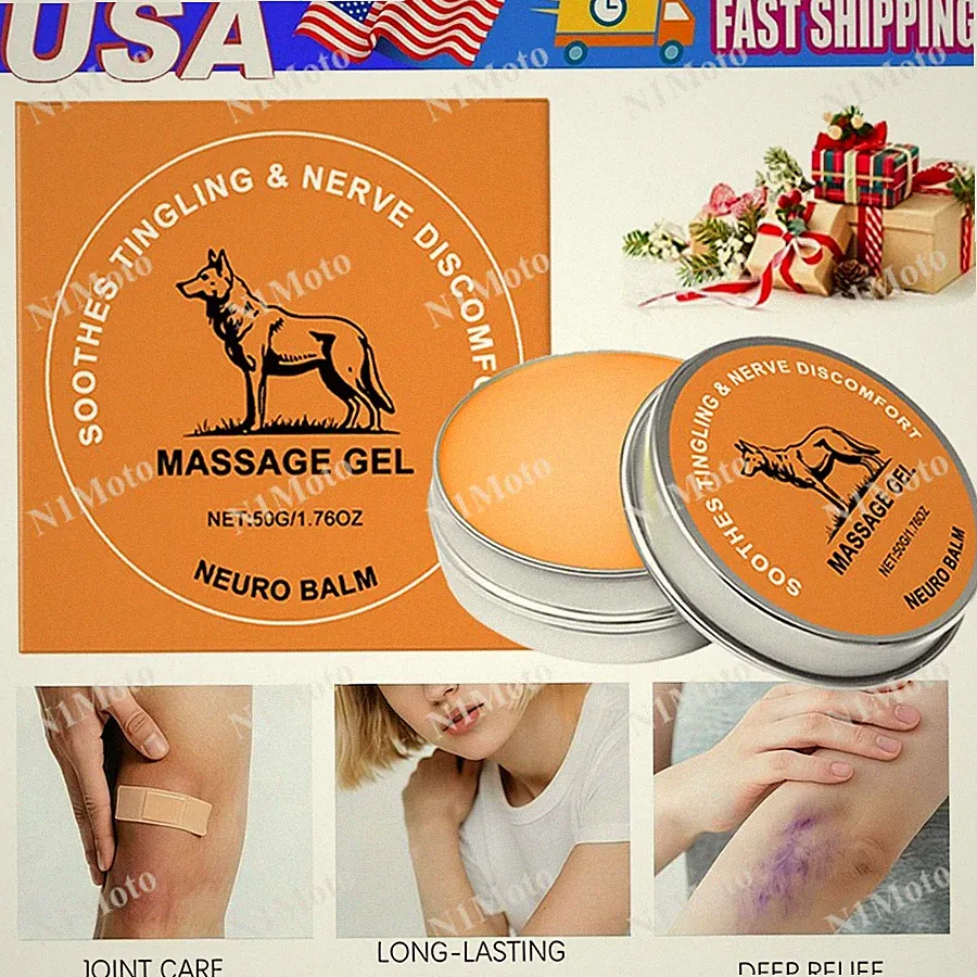 Therawolf Neuro Balm, 2026 New Herbal Joint & Muscle Soothing Lotion 50g