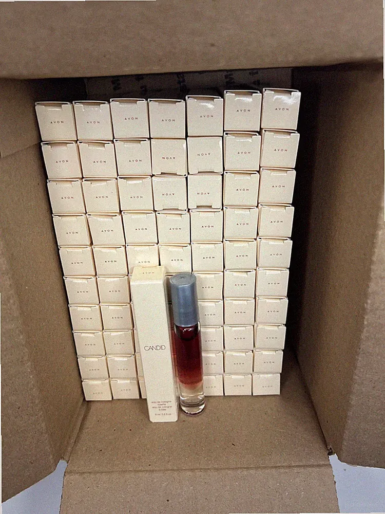 Womens Perfume Wholesale lot 70 bottles Vintage Two Part Roll-on Canidid